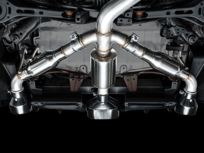 AWE - Toyota GR Corolla Track Edition Exhaust - Diamond Black Tips