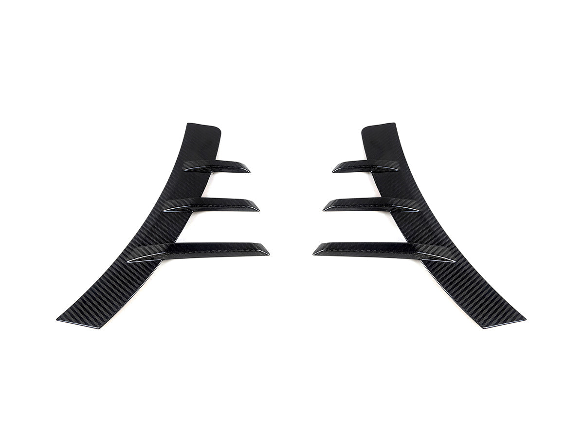 AutoTecknic Dry Carbon Rear Fender Arch Trim Set - BMW G87 M2