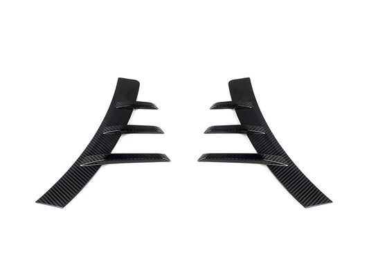 AutoTecknic Dry Carbon Rear Fender Arch Trim Set - BMW G87 M2