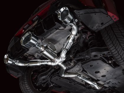 AWE - Toyota GR Corolla Track Edition Catback Exhaust - Chrome Silver Tips