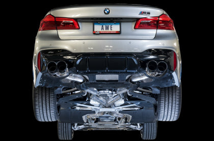 AWE - BMW F90 M5 SwitchPatch Cat-Back Exhaust- Black Diamond Tips