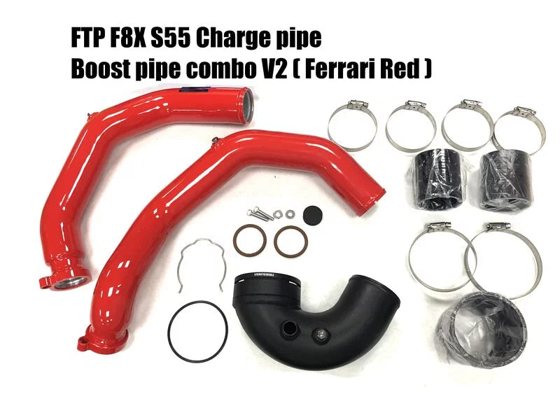 FTP - Charge Pipe + Boost Pipe V2 Yellow, Blue or Red || S55 F8X