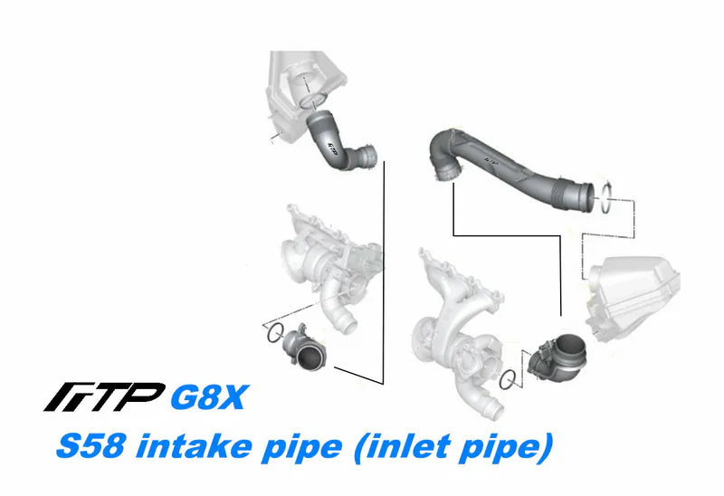 FTP - Intake/Inlet Pipe || G8X M2/M3/M4 S58