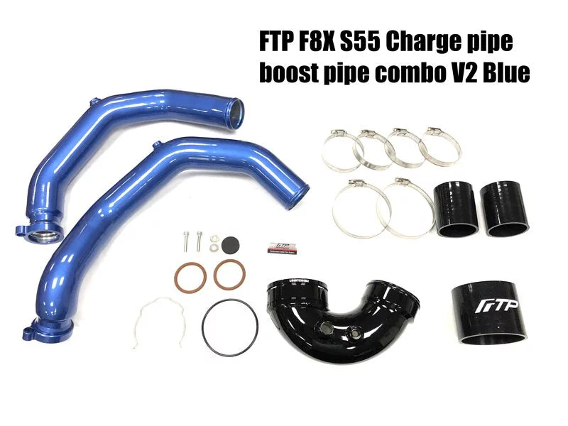 FTP - Charge Pipe + Boost Pipe V2 Yellow, Blue or Red || S55 F8X