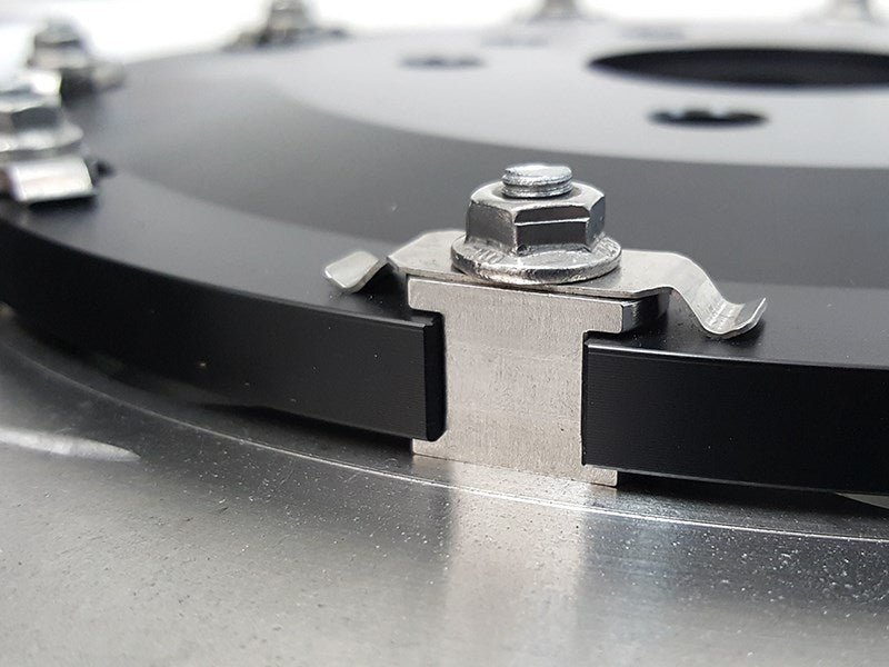 2-Piece Floating Brake Rotors | Rear Upgrade 350mm Slotted • MQB Golf R Mk7, TT RS 8S/S3/RS 3 8V