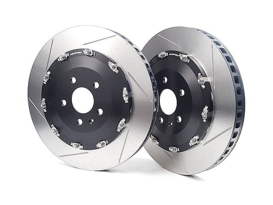 2-Piece Floating Brake Rotors | Front Kit 370mm Slotted • RS 3 8V/8V.2