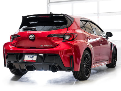 AWE - Toyota GR Corolla Touring Edition Exhaust - Diamond Black Tips