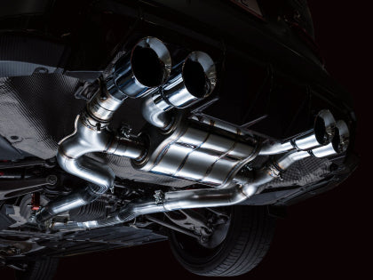 AWE - SwitchPath Catback Exhaust for BMW G8X M3/M4 - Chrome Silver Tips