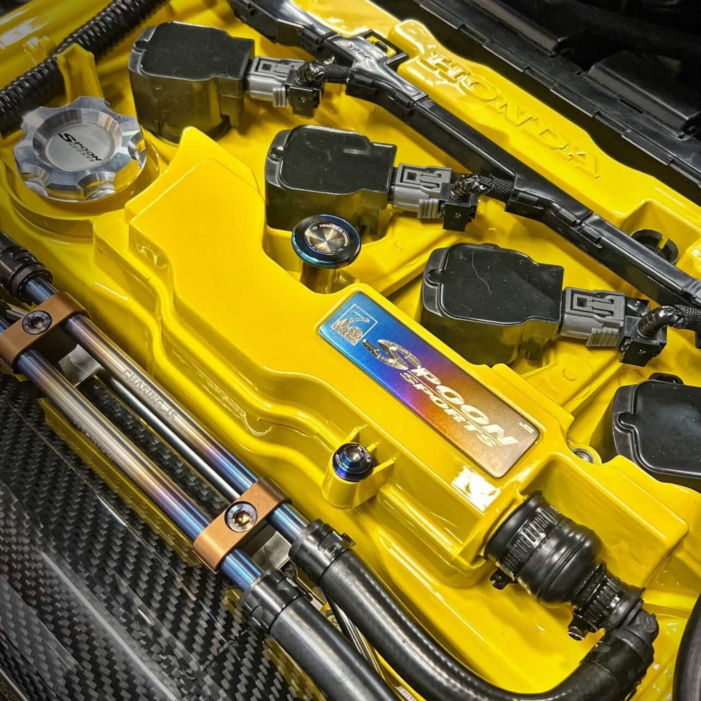 JDC Titanium Honda Valve Cover Badge | Honda/Acura