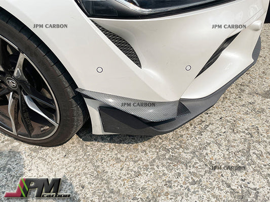 [JPMCarbon] B Style Carbon Fiber Front Bumper Side Canards Fits For 2019-2026 Toyota GR Supra A90 A91 Only
