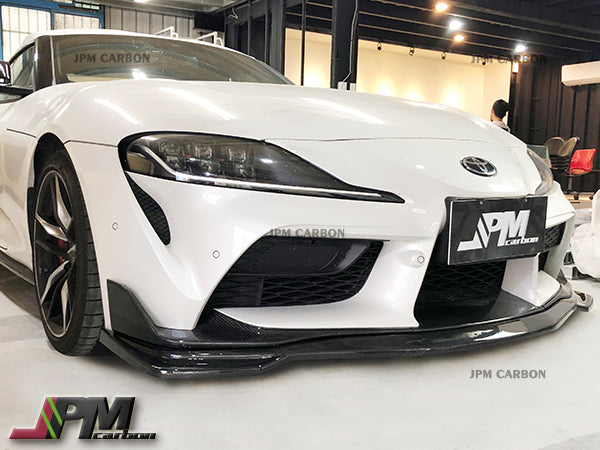 [JPMCarbon] MX Style Carbon Fiber Front Lip Fits For 2019-2026 Toyota GR Supra A90 A91 Only