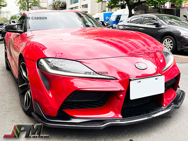 [JPMCarbon] MX2 Style Carbon Fiber Front Add-on Lip Fits For 2019-2026 Toyota GR Supra A90 A91