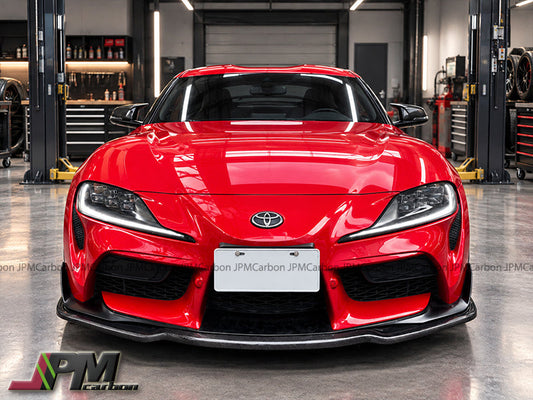 [JPMCarbon] MX2 Style Carbon Fiber Front Add-on Lip Fits For 2019-2026 Toyota GR Supra A90 A91