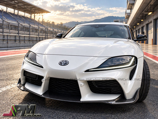 [JPMCarbon] OEM Style Carbon Fiber Front Lip Fits For 2019-2026 Toyota GR Supra A90 A91 Only