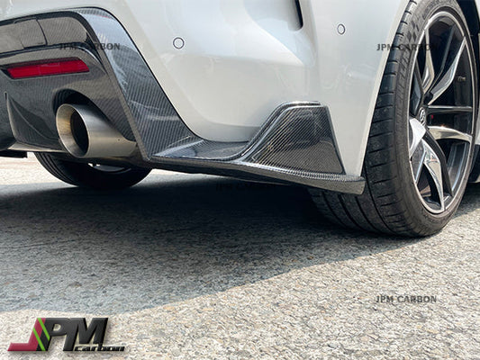 [JPMCarbon] VR Style Carbon Fiber Rear Splitter Lips Fits For 2019-2026 Toyota GR Supra A90 A91 Only