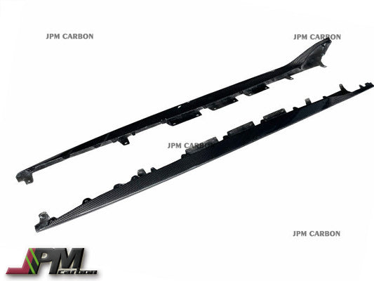 [JPMCarbon] OEM Style Carbon Fiber Side Skirt Replacement Lips Fits For 2019-2026 Toyota GR Supra A90 A91