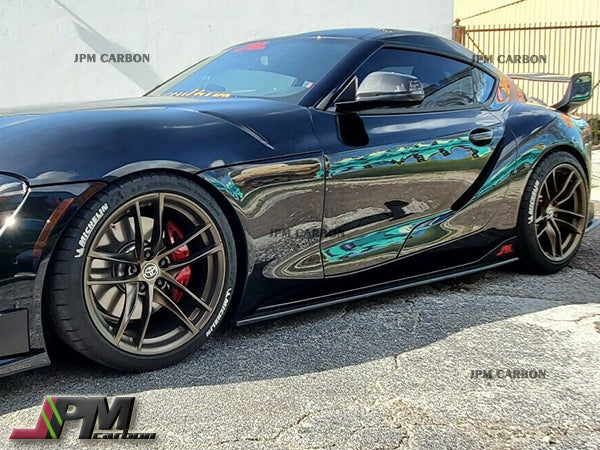 [JPMCarbon] JPM R1 Carbon Fiber Side Skirt Expansion Lips for FOR 2019-2026 Toyota GR Supra A90 A91