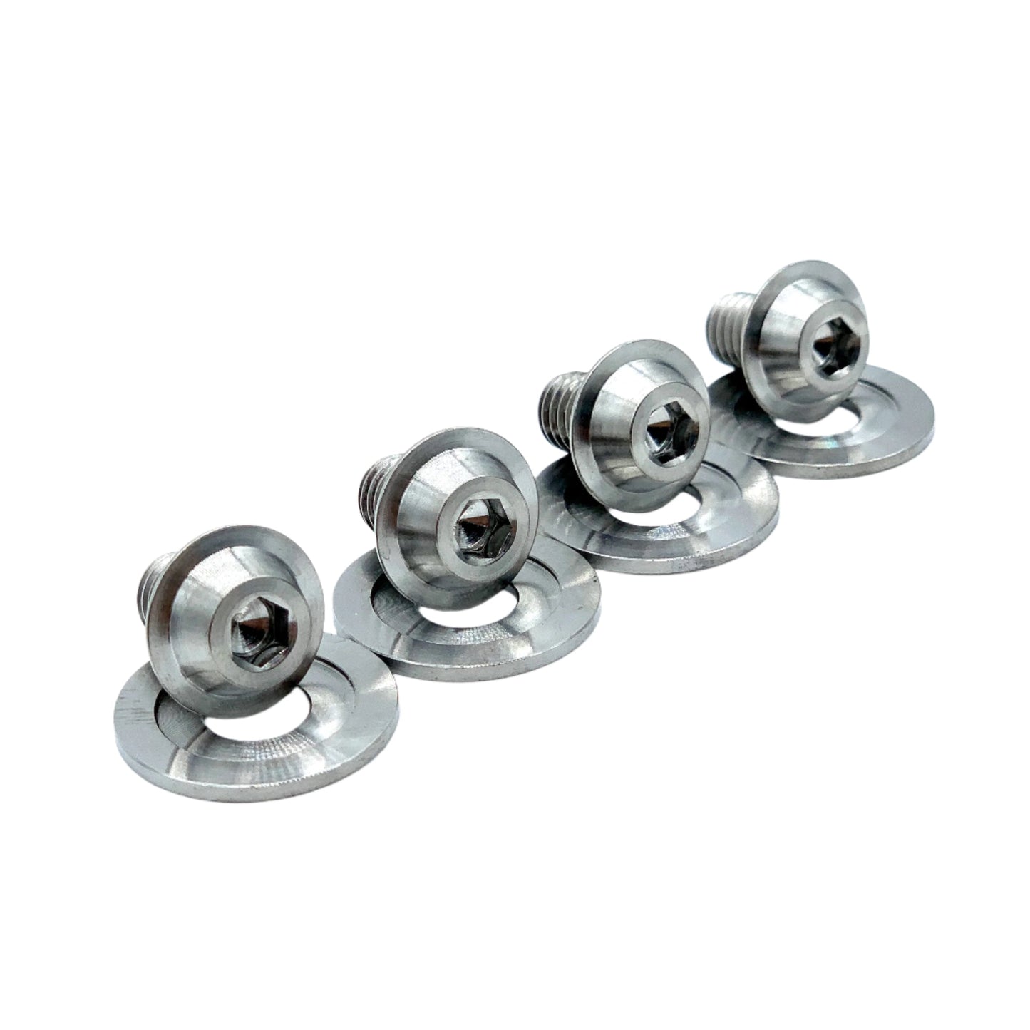 JDC Titanium Exhaust Manifold Heat Shield Hardware (Evo 8/9)