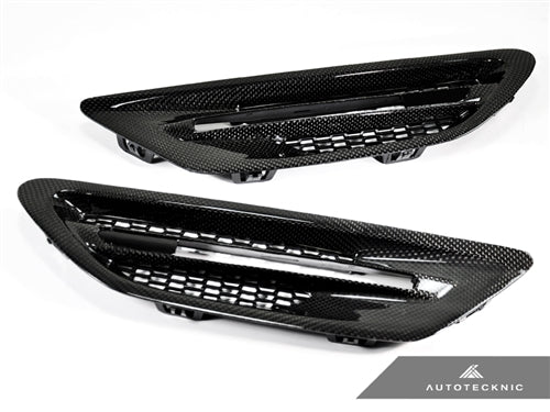 AutoTecknic Replacement Carbon Fiber Fender Vents - F10 Sedan | M5
