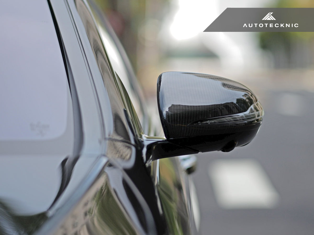 AutoTecknic Replacement Version II Dry Carbon Mirror Covers - Mercedes-Benz H247 GLA-Class