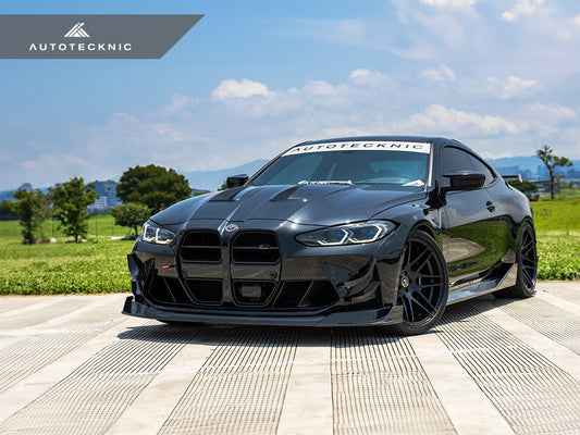 AutoTecknic Dry Carbon Motorsports Front Aero Lip - G80 M3 | G82/ G83 M4