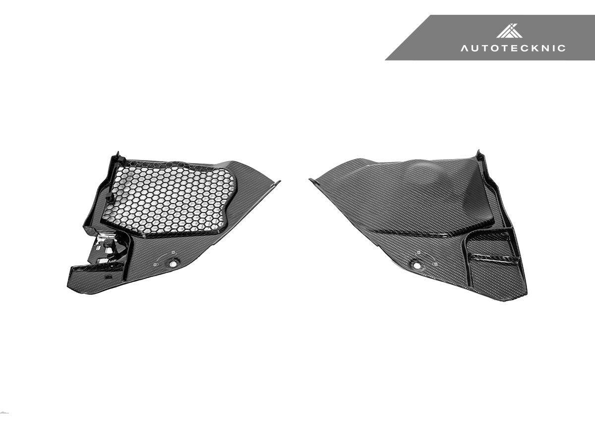 AutoTecknic Dry Carbon Engine Cowl Panel Trim Set - A90 Supra 2020-Up