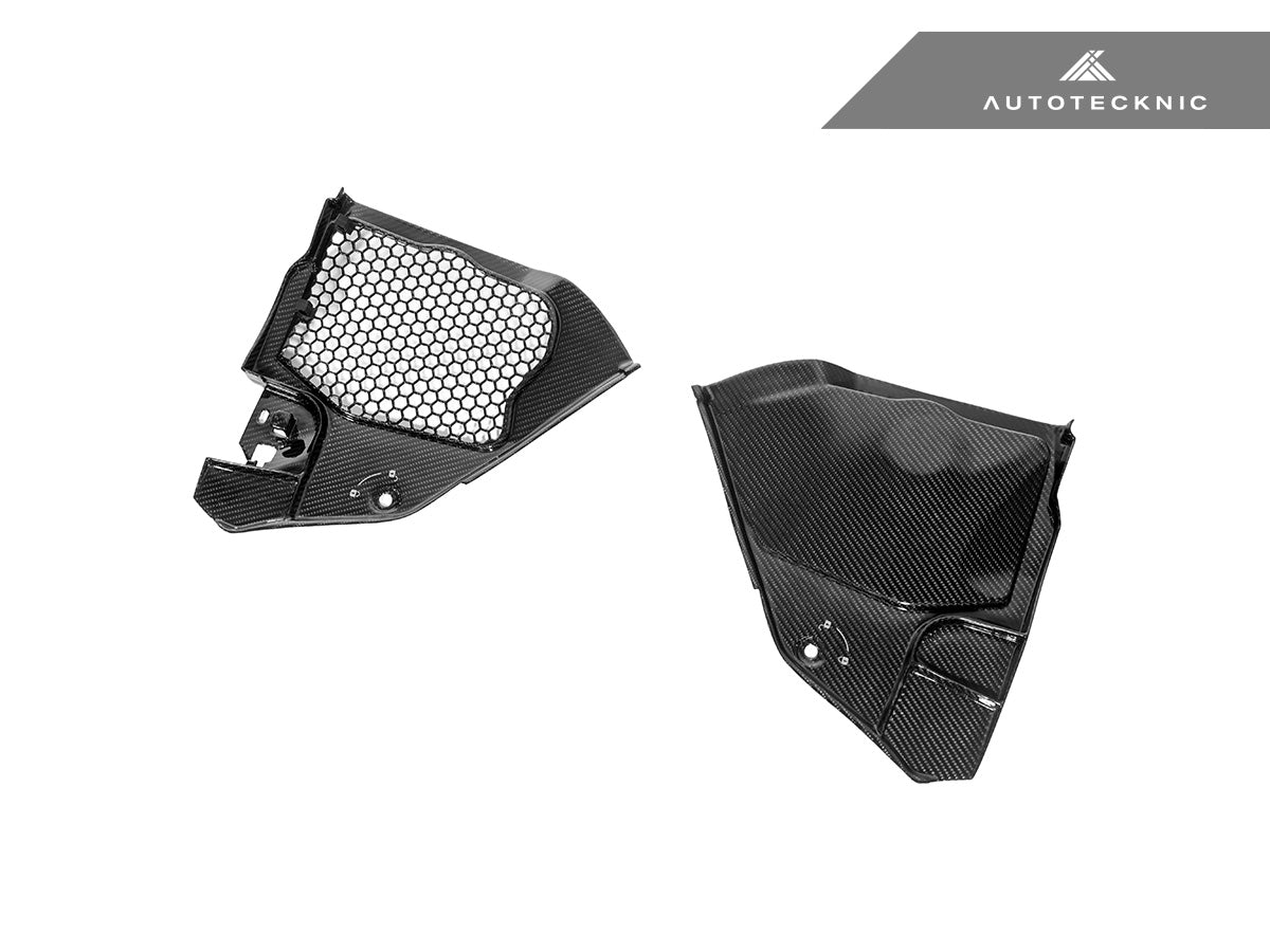 AutoTecknic Dry Carbon Engine Cowl Panel Trim Set - A90 Supra 2020-Up
