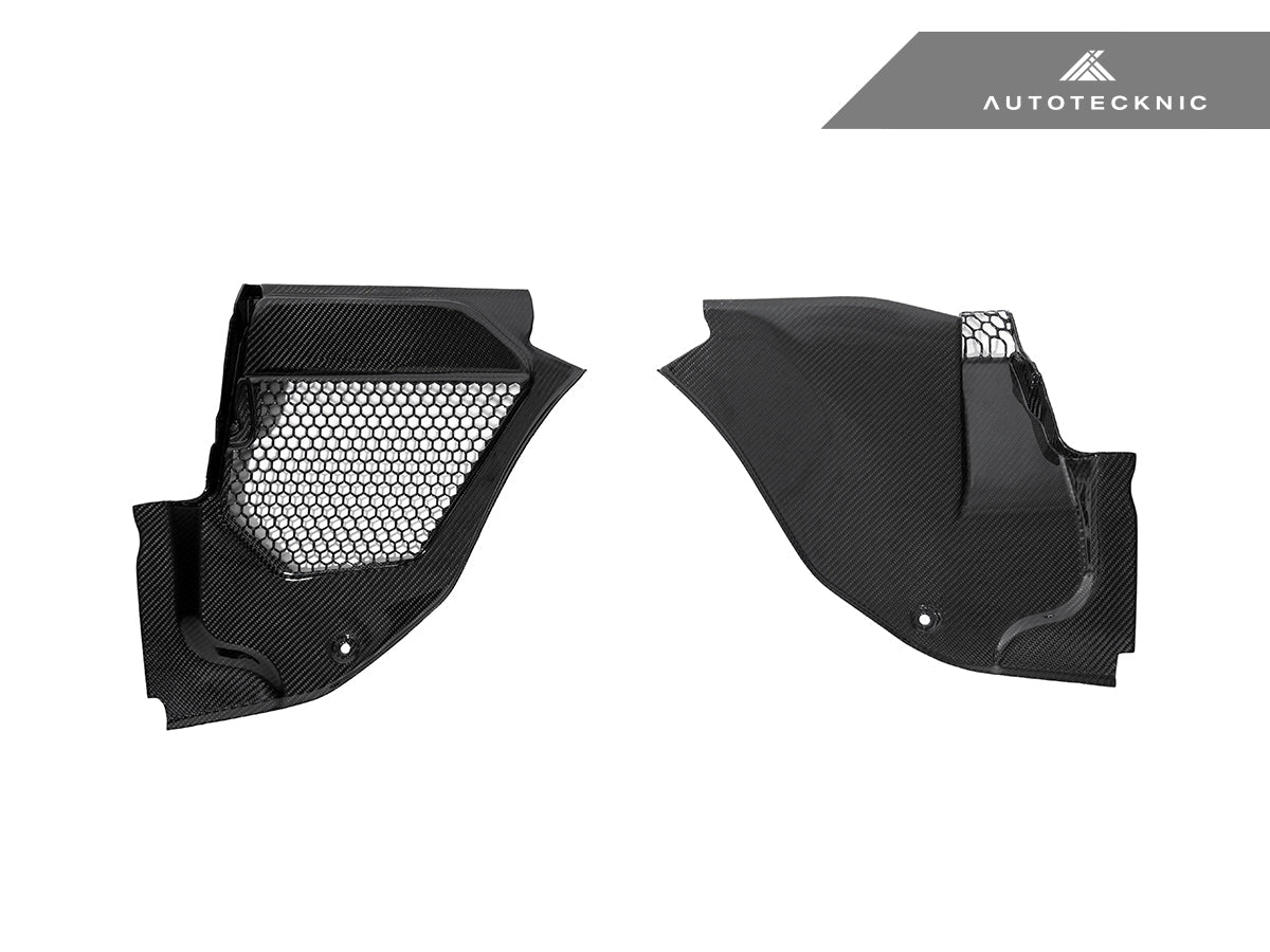AutoTecknic Dry Carbon Engine Cowl Panel Trim Set - F91/ F92/ F93 M8