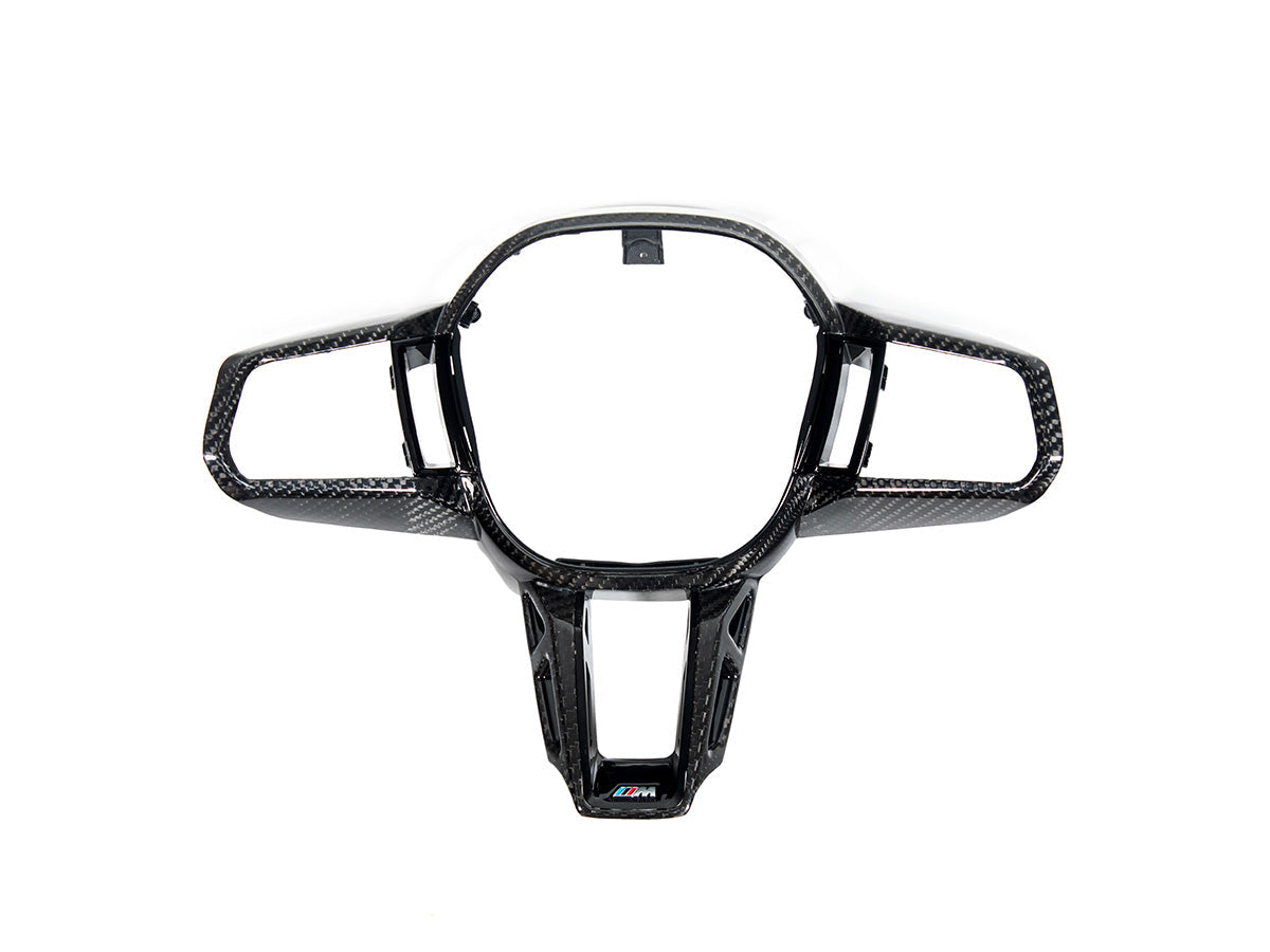 AutoTecknic Carbon Fiber Steering Wheel Trim - BMW G45 X3 M-Sport