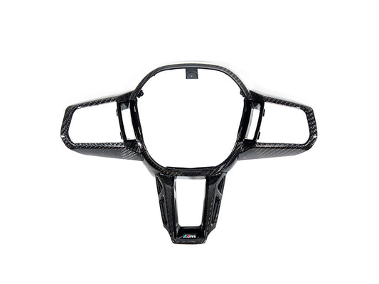 AutoTecknic Carbon Fiber Steering Wheel Trim - BMW G90/ G99 M5