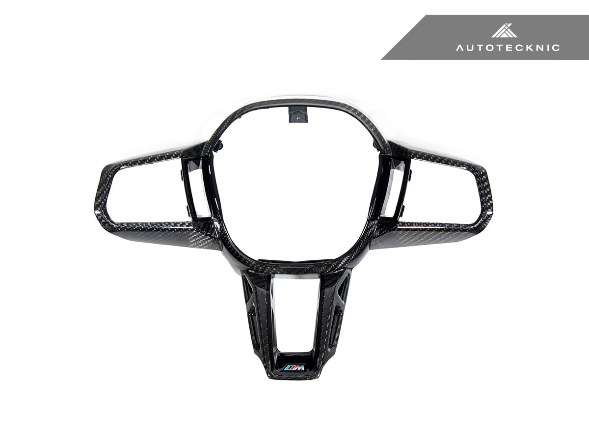 AutoTecknic Carbon Fiber Steering Wheel Trim - G45 X3 M-Sport