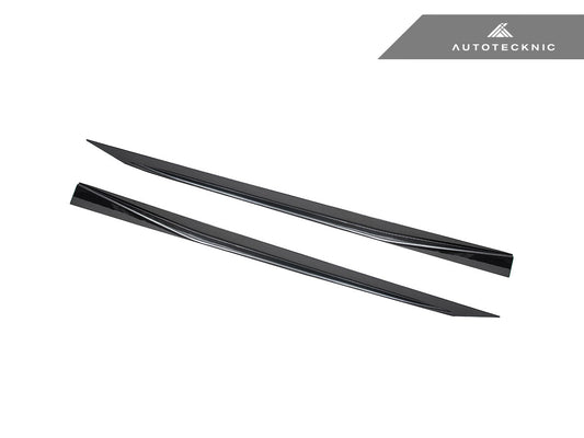 AutoTecknic Dry Carbon Fiber V2 Side Skirt Extension Set - G90/ G99 M5