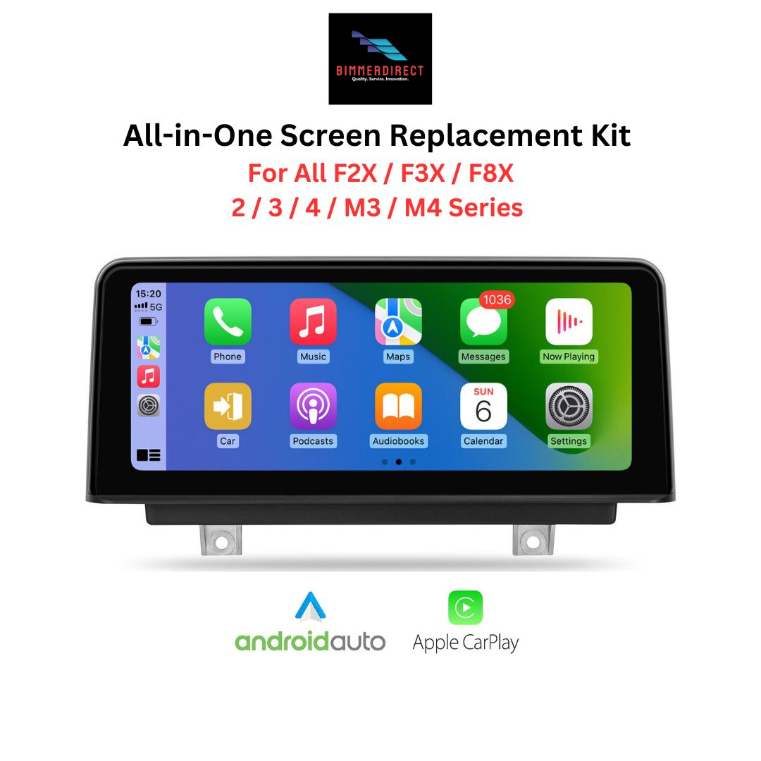 BMW F20, F22, F30, F31, F32, F33, F34, F36, F45, F80, F83, F82 M3 M4 (1, 2, 3 & 4 Series) CarPlay / Android Auto