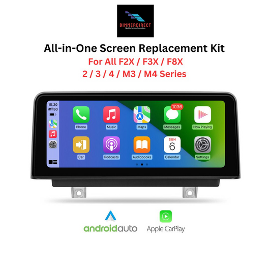 BMW F20, F22, F30, F31, F32, F33, F34, F36, F45, F80, F83, F82 M3 M4 (1, 2, 3 & 4 Series) CarPlay / Android Auto