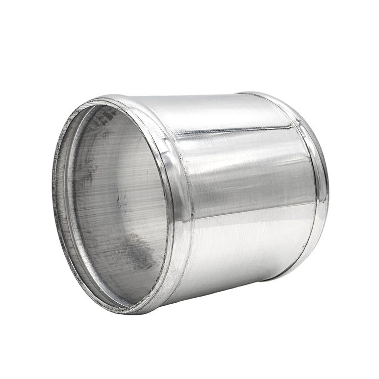 4.000" OD Aluminum Joiner with Bead Rolled Ends - Polished OD - 6061 Aluminum