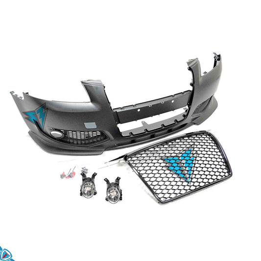 2006-2008 Audi A3 Pre-Facelift (8P) RS3 Style Polypropylene Front Bumper Conversion Kit | E3Tuning