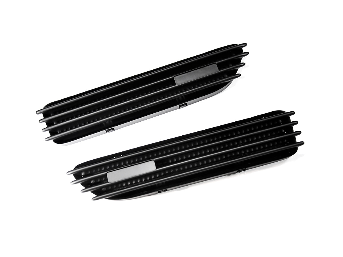 AutoTecknic Replacement Stealth Black Fender Gills - BMW E46 M3
