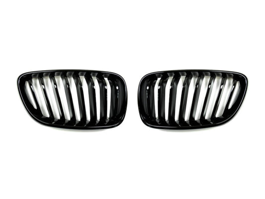 AutoTecknic Glazing Black Front Grille Set - F22 2-Series