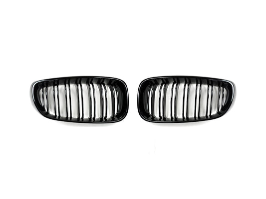 AutoTecknic Dual-Slat Glazing Black Front Grille Set - F34 3-Series Gran Turismo