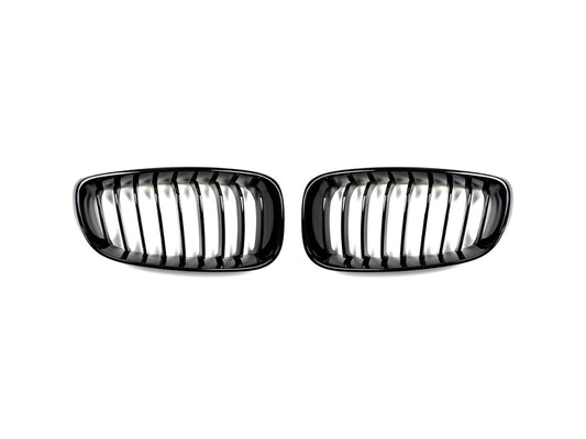 AutoTecknic Glazing Black Front Grille Set - F34 3-Series Gran Turismo