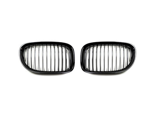 AutoTecknic Glazing Black Front Grille Set - F01/ F02 7-Series