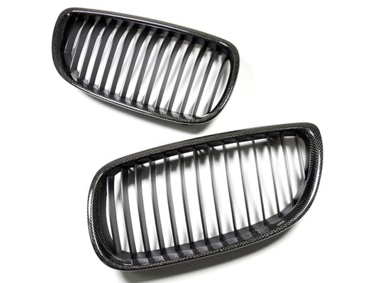AutoTecknic Carbon Front Grille Set - BMW E92/ E93 3-Series Pre-LCI (Including E9X M3)