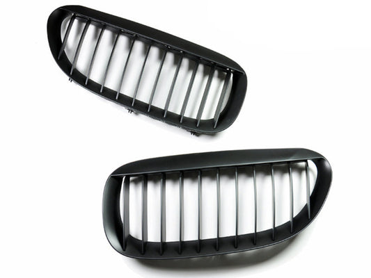 AutoTecknic Stealth Black Front Grille Set - E63/ E64 6-Series & M6