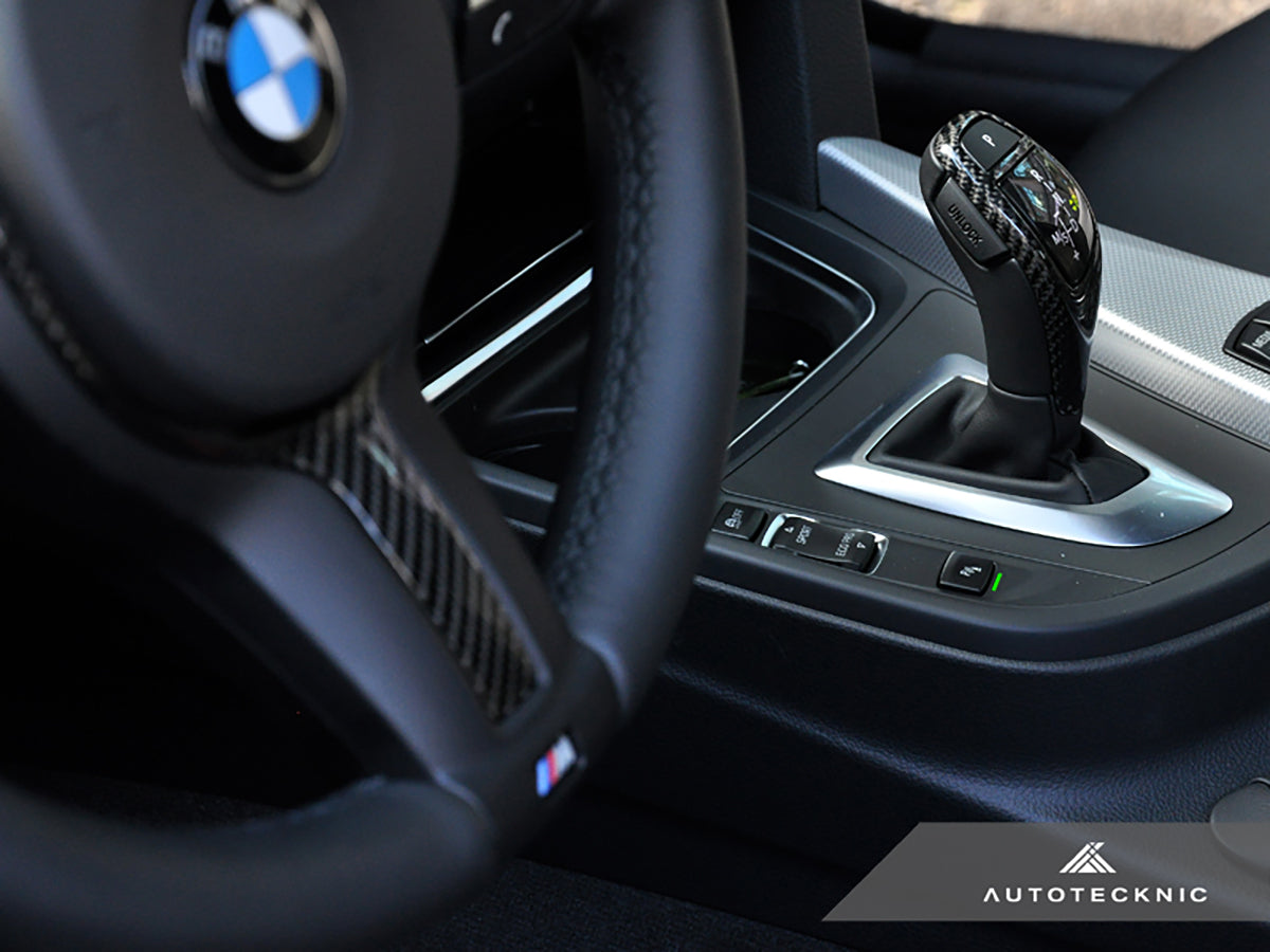 AutoTecknic Carbon Fiber Gear Selector Cover - BMW (Sport Automatic Transmission Equipped Only)