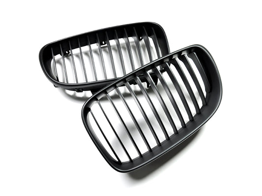 AutoTecknic Stealth Black Front Grille Set - E82 1-Series & 1M