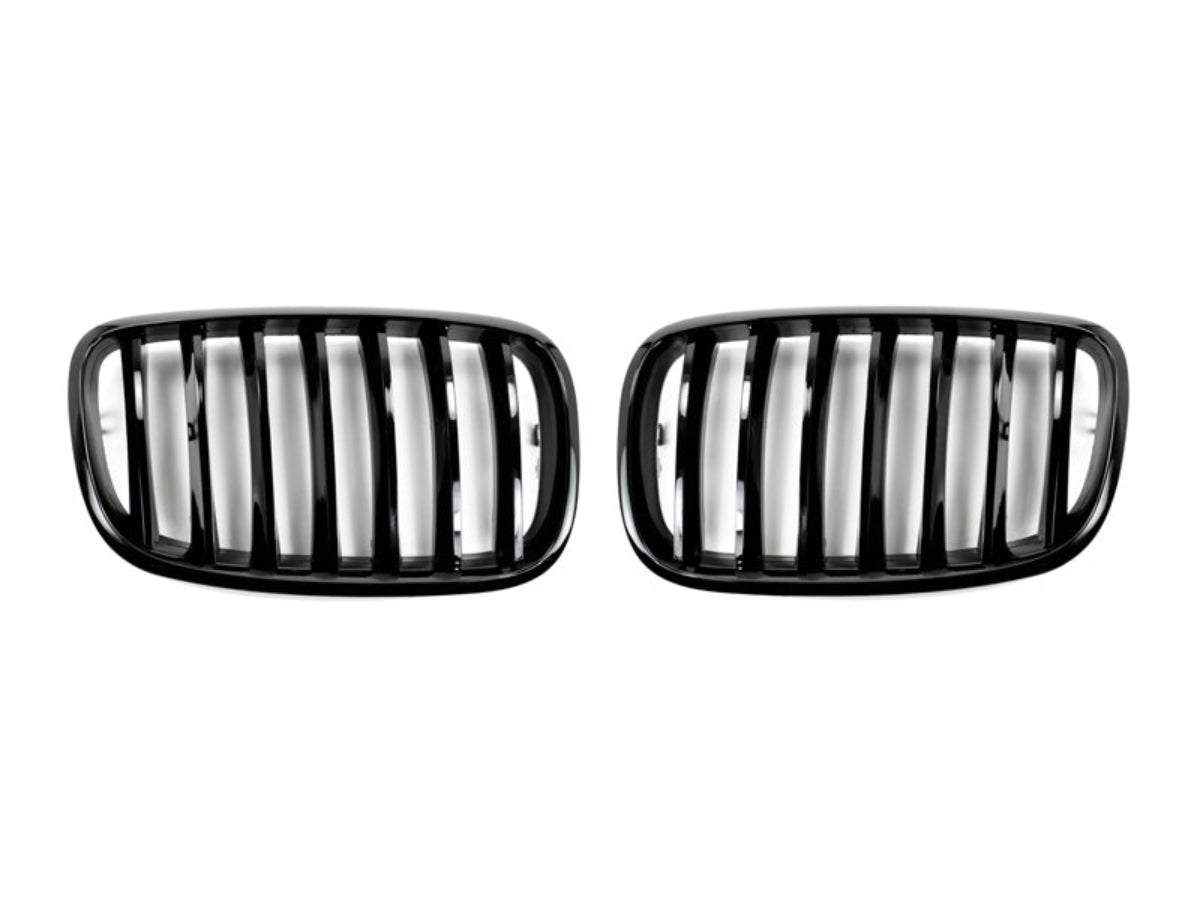 AutoTecknic Glazing Black Front Grille Set - E70 X5 / X5M | E71 X6 / X6M