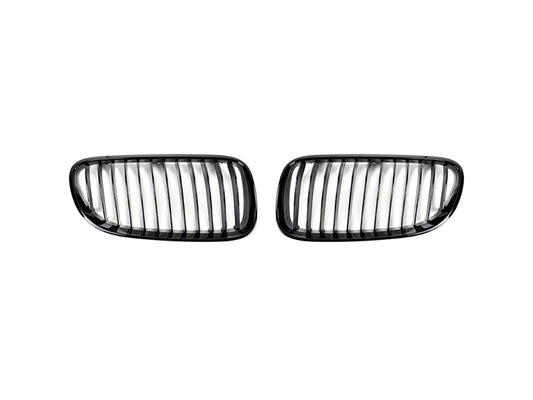 AutoTecknic Stealth Black Front Grille Set - BMW E92 Coupe | E93 Cabrio | 3-Series LCI
