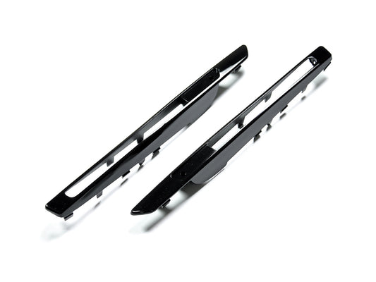 AutoTecknic Replacement Glazing Black Fender Gills - BMW E71 X6M