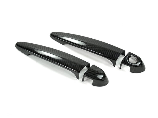 AutoTecknic Dry Carbon Fiber Door Handle Trims - BMW E90/ E92/ E93 M3