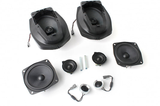 BACKORDERED UNTIL 7/15 - RECOMMEND YOU PRE-ORDER NOW DUE TO LIMITED INVENTORY - Bavsound Stage One Speaker Upgrade for 1996-1999 E36 Coupe/Sedan with Harman Kardon